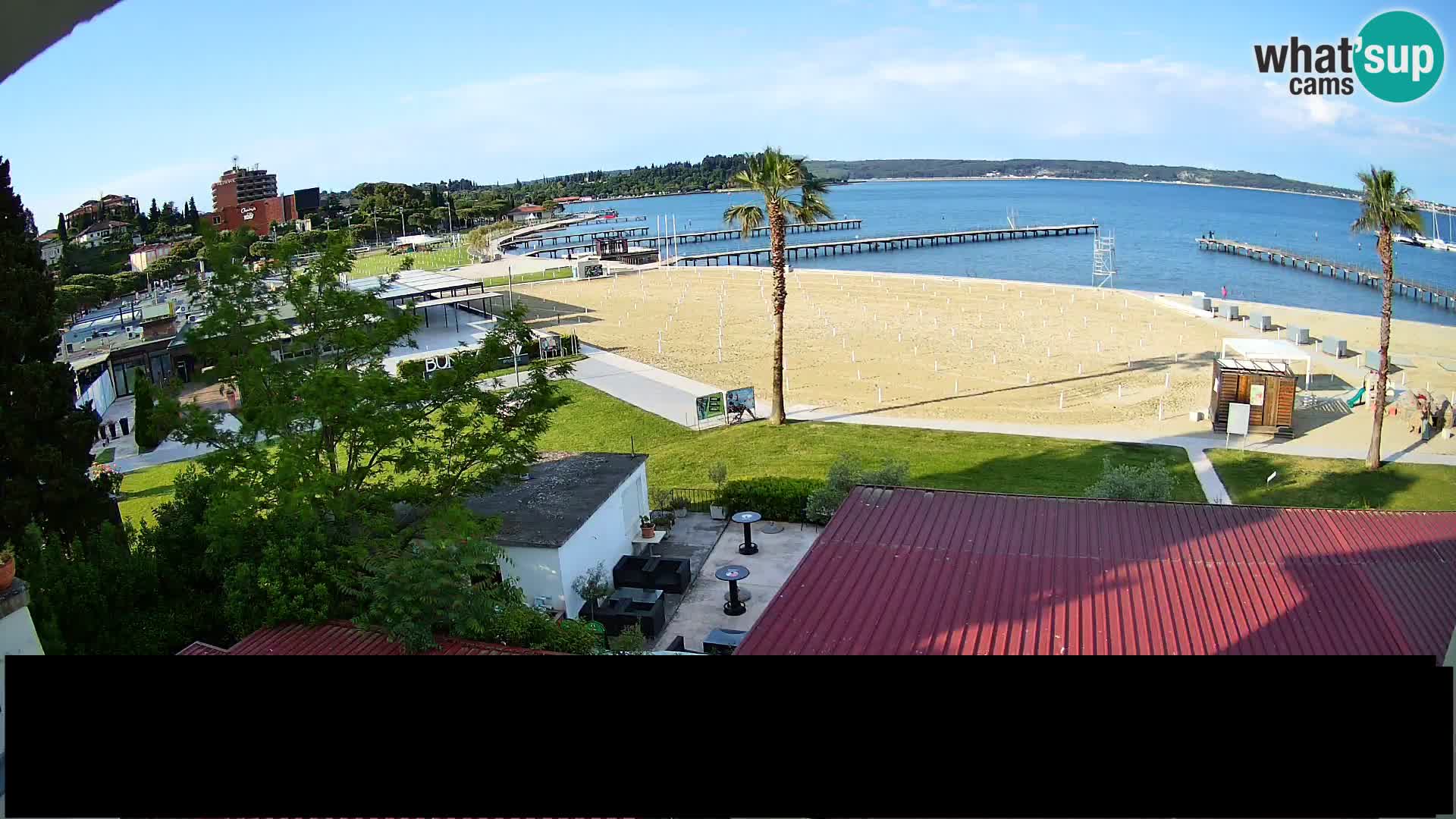 Livecam Portorož beach