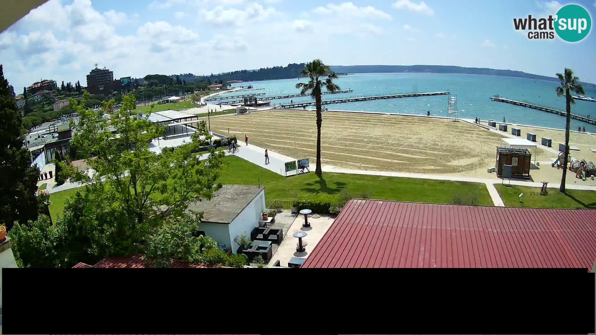 Spletna kamera plaža Portorož