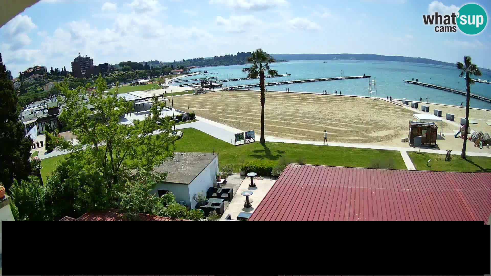 Playa Portorož camera en vivo