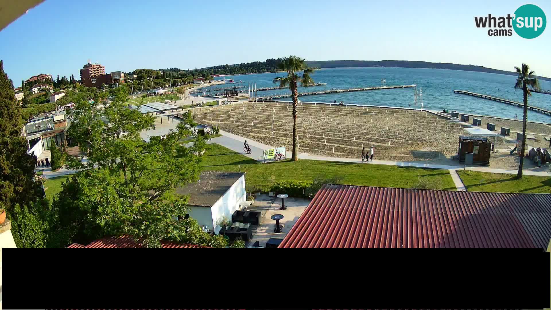 Webcam Portorož Strand – Karamela bar