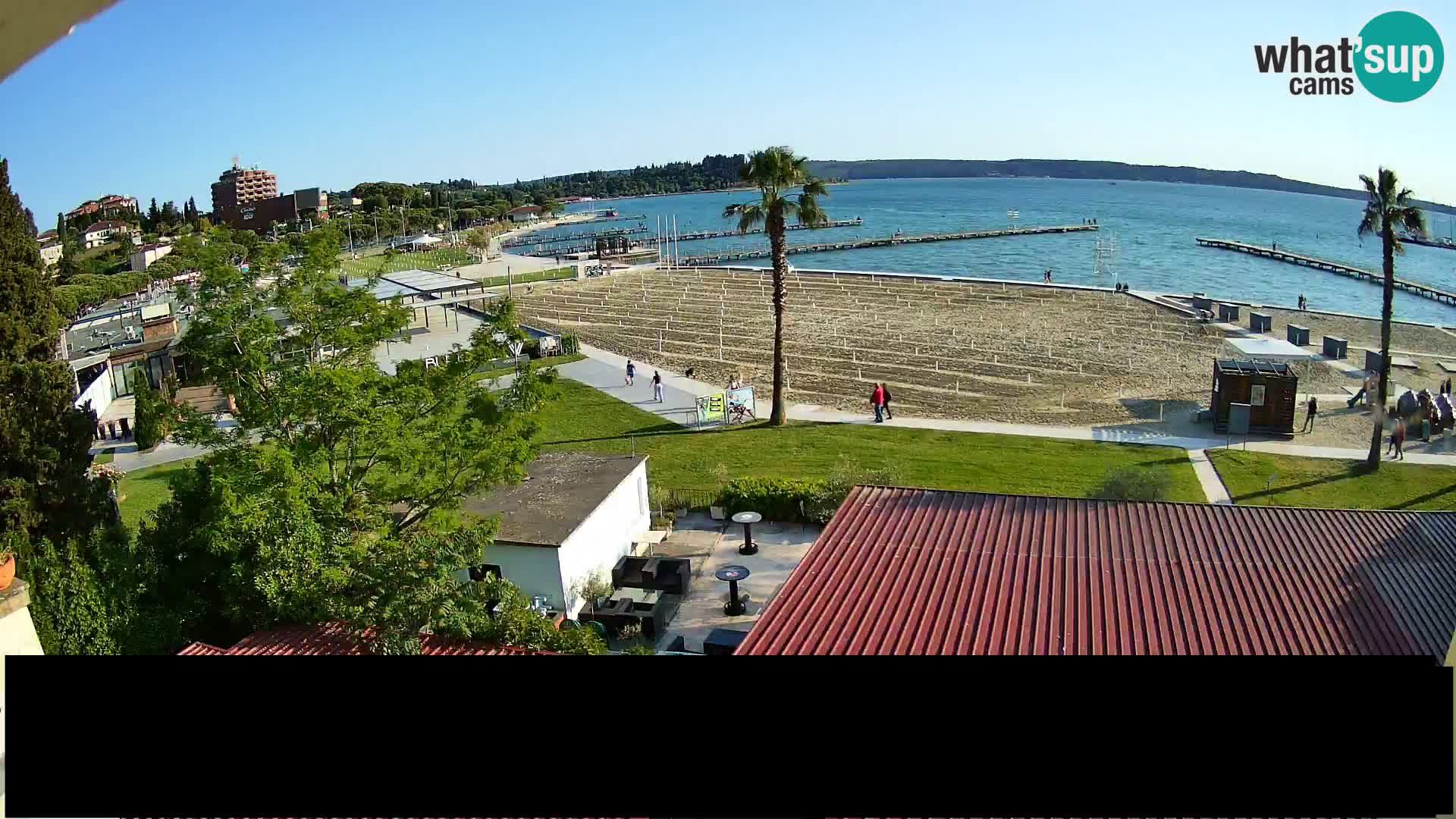 Spletna kamera plaža Portorož