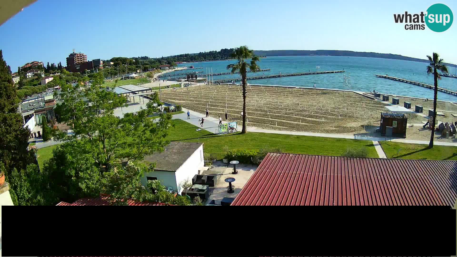 Webcam Live Strand in Portorož