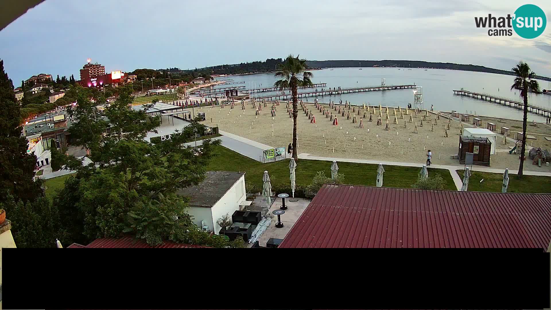 Plage Portorož live cam