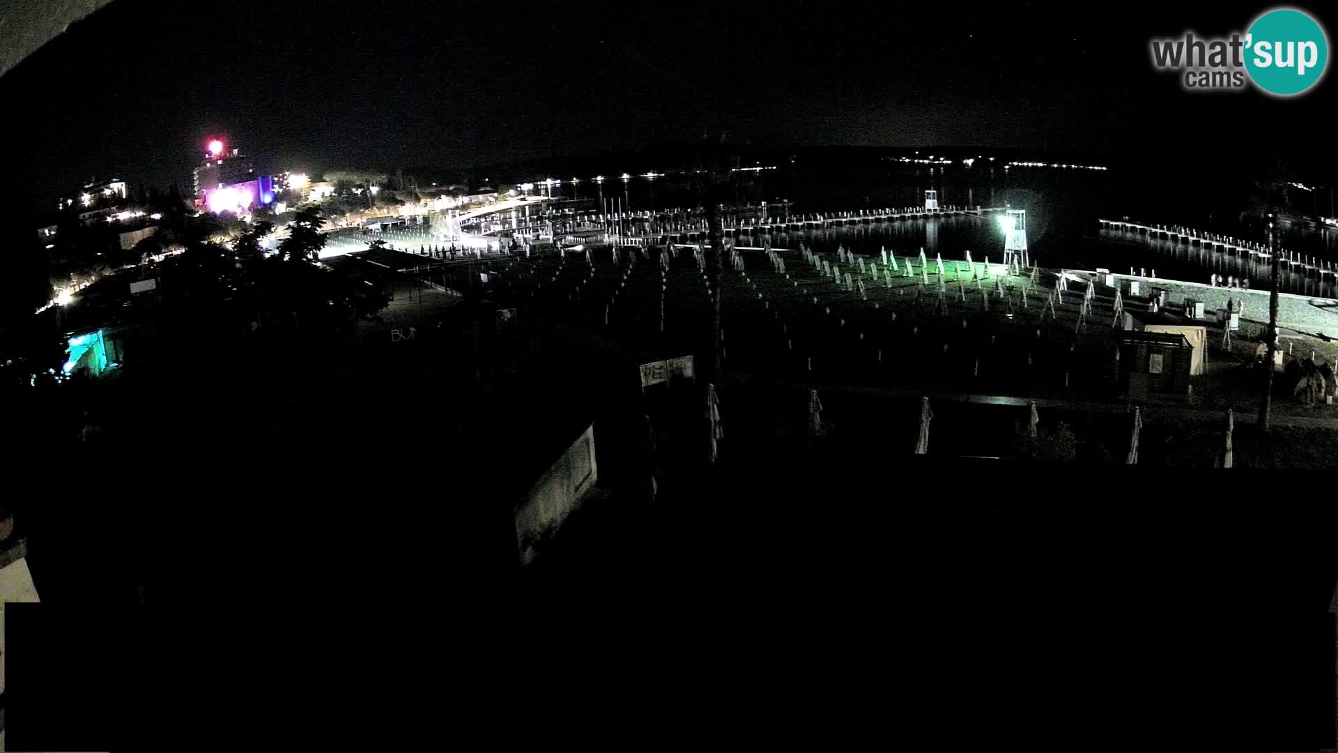 Spiaggia di Portorose live webcam