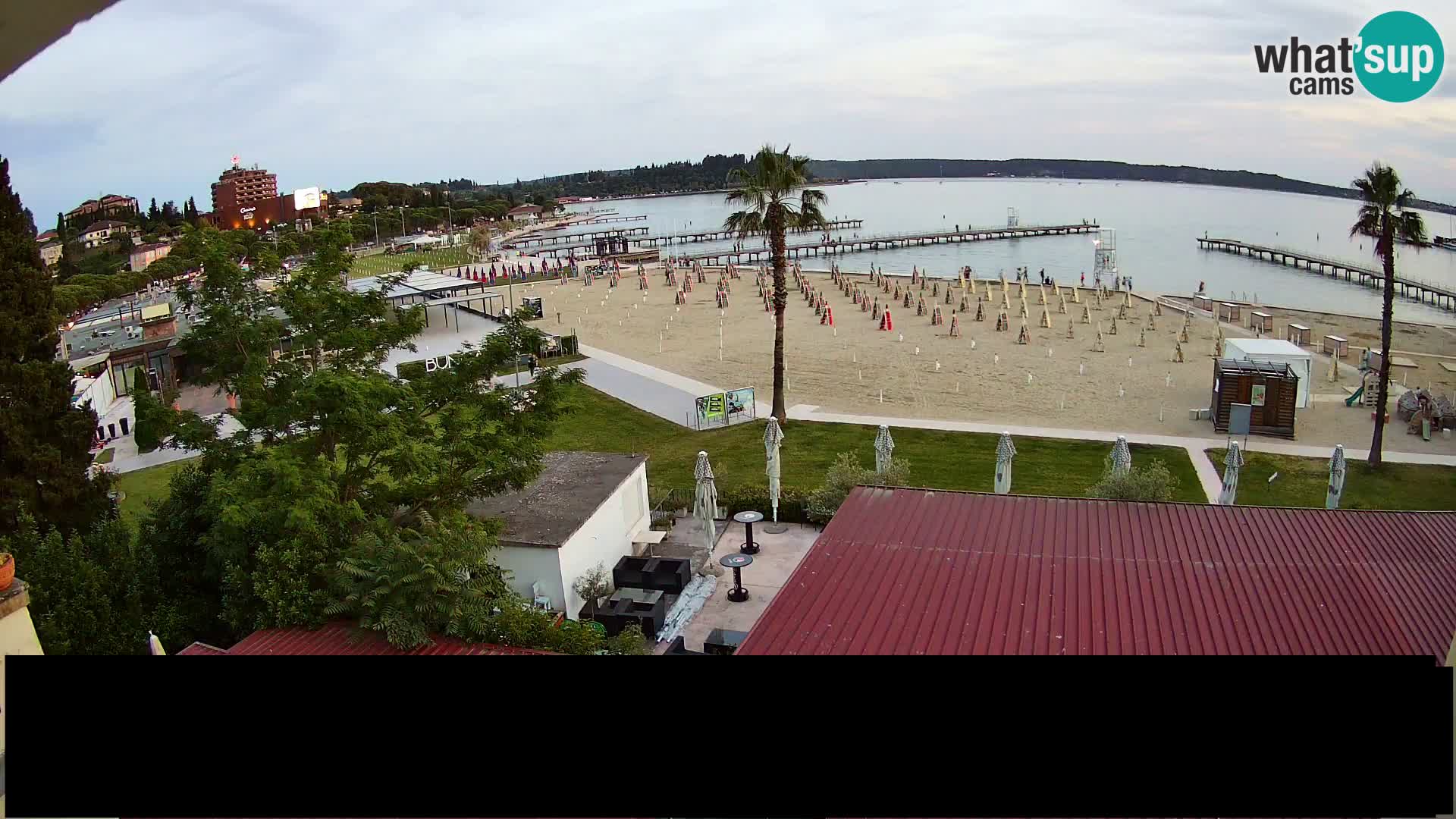 Plage Portorož live cam
