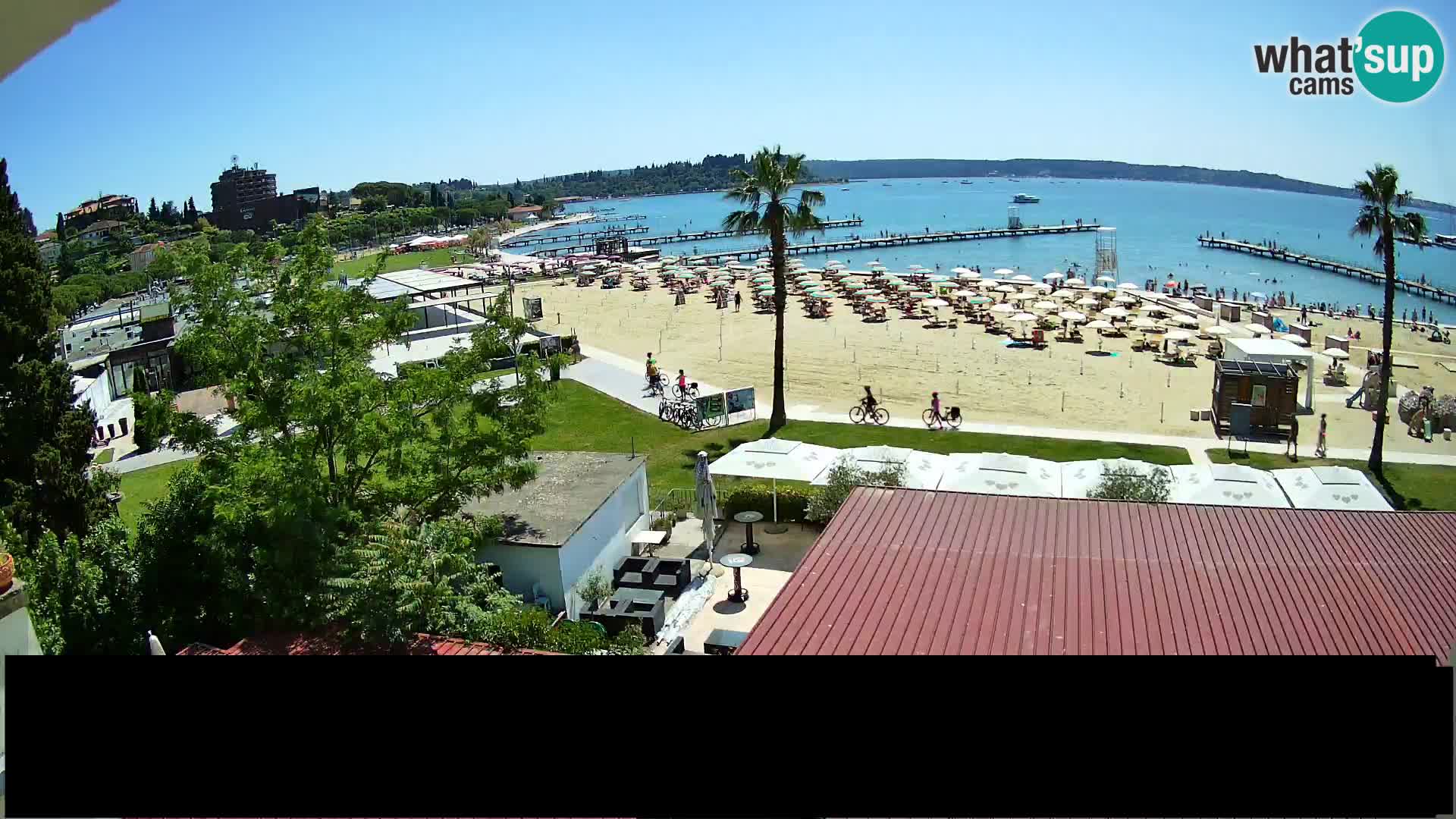 Webcam spiaggia Portorose – Caffe Karamela