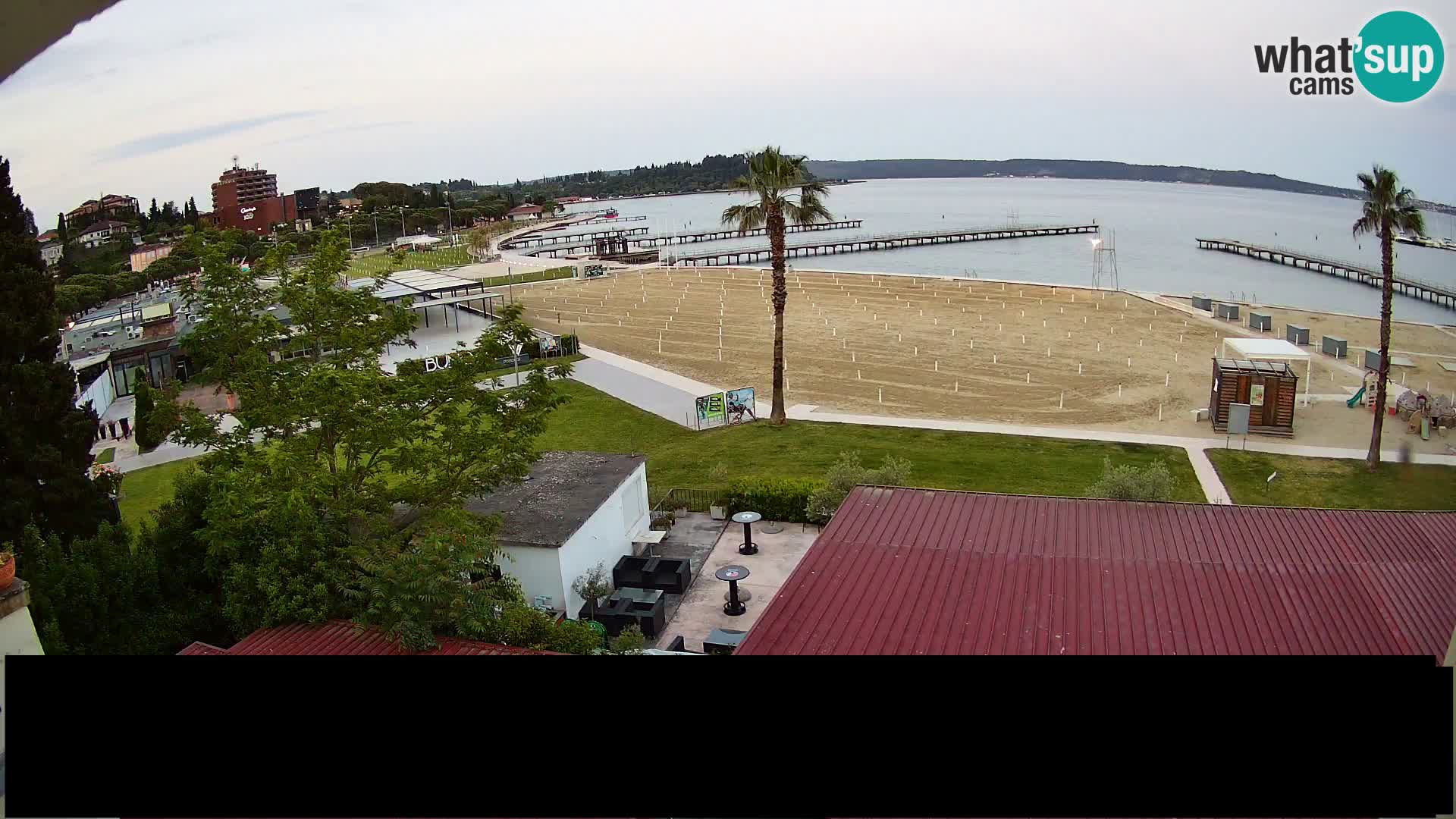 Spiaggia di Portorose live webcam
