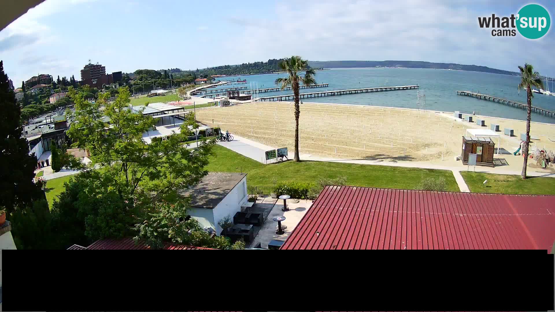 Webcam live Beach in Portorož