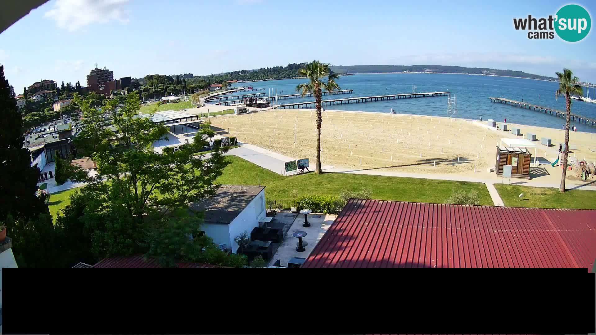 Plaža Portorož web kamera