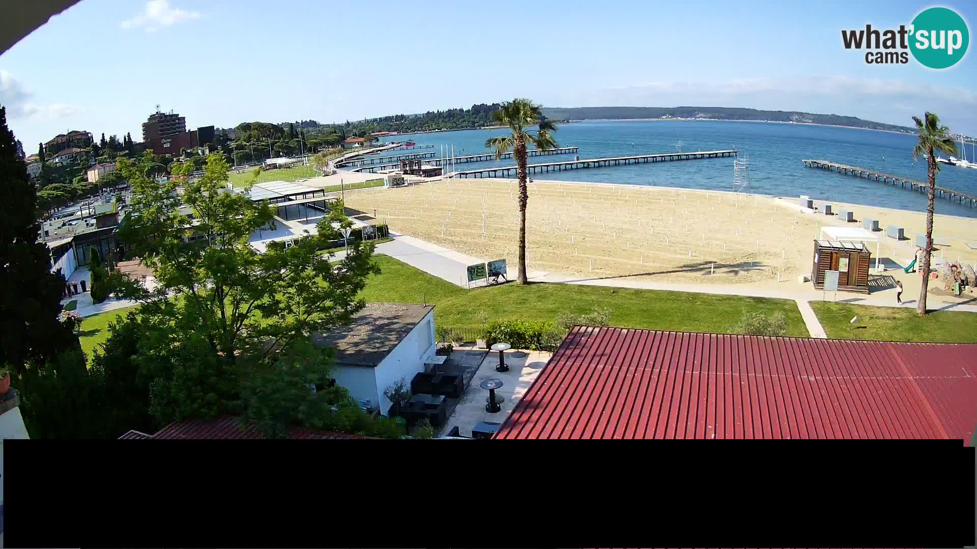 Webcam Live Plage à Portorož