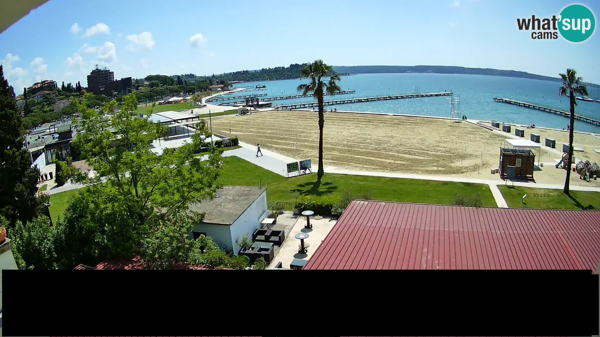 Webcam Portorož Strand – Karamela bar