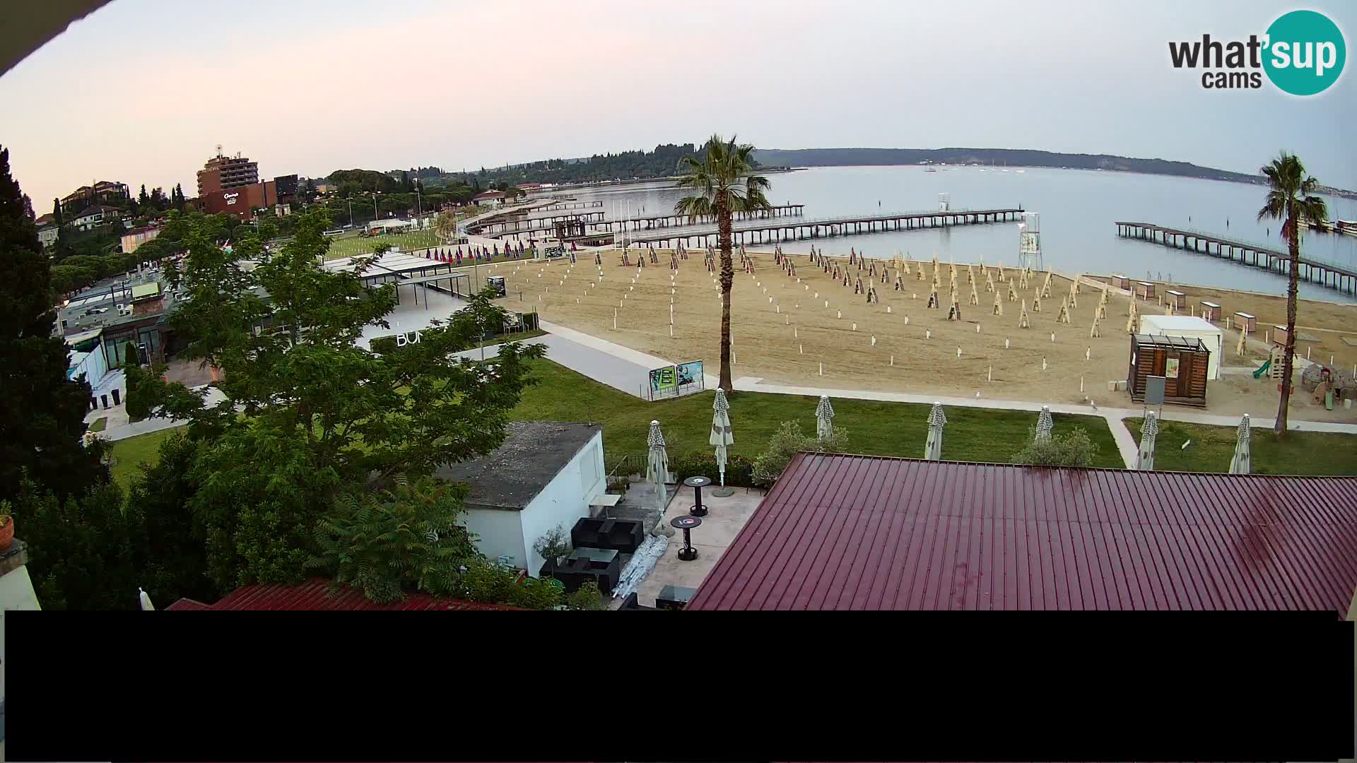 Plaža Portorož web kamera
