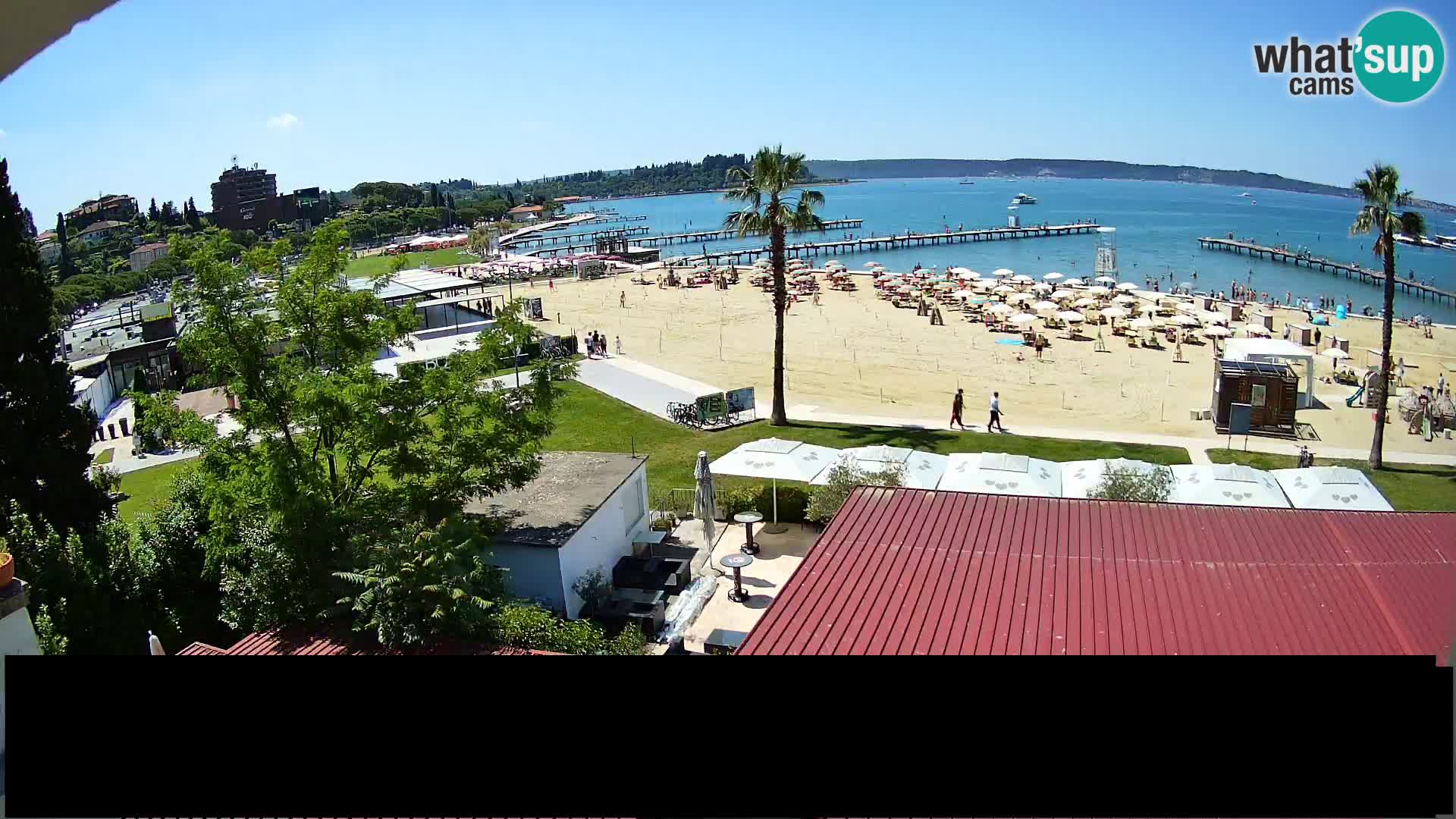 Livecam Portorož beach