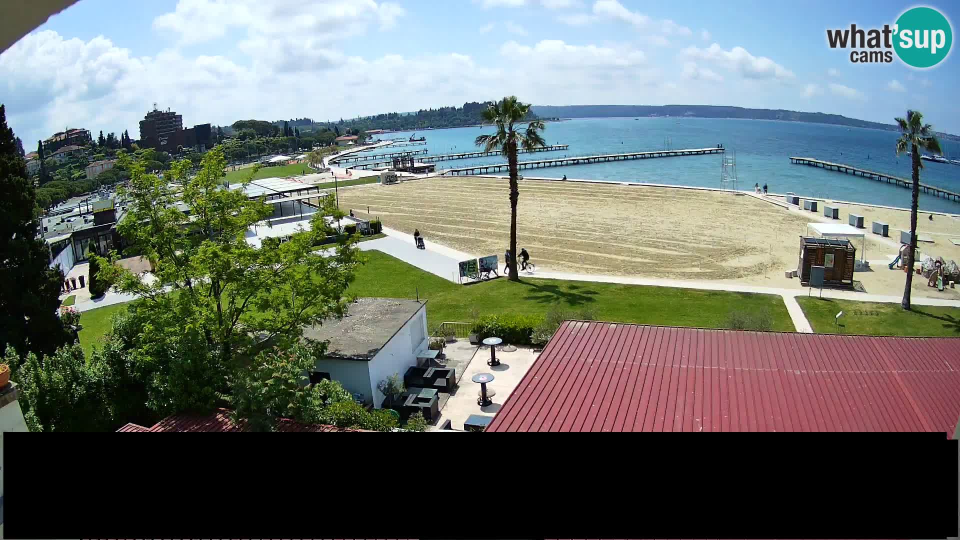 Webcam Portorož Strand – Karamela bar