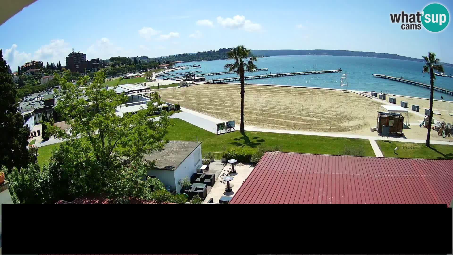 Webcam Live Playa de Portorož