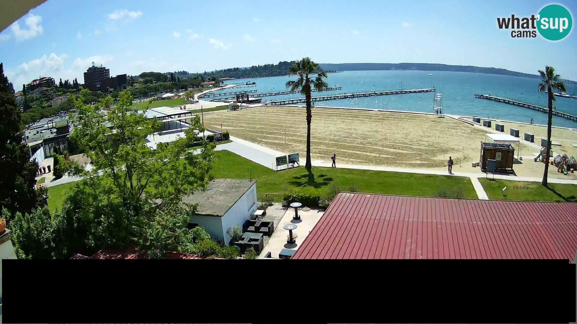 Playa Portorož camera en vivo