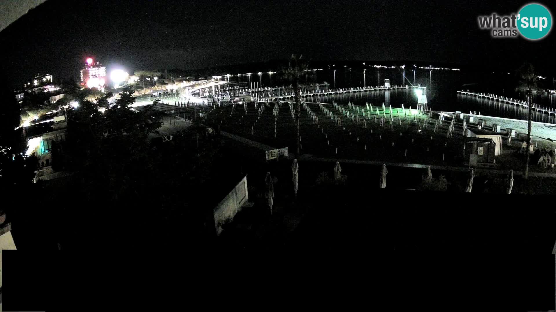 Kamera v živo Portorož plaža – Bungalow