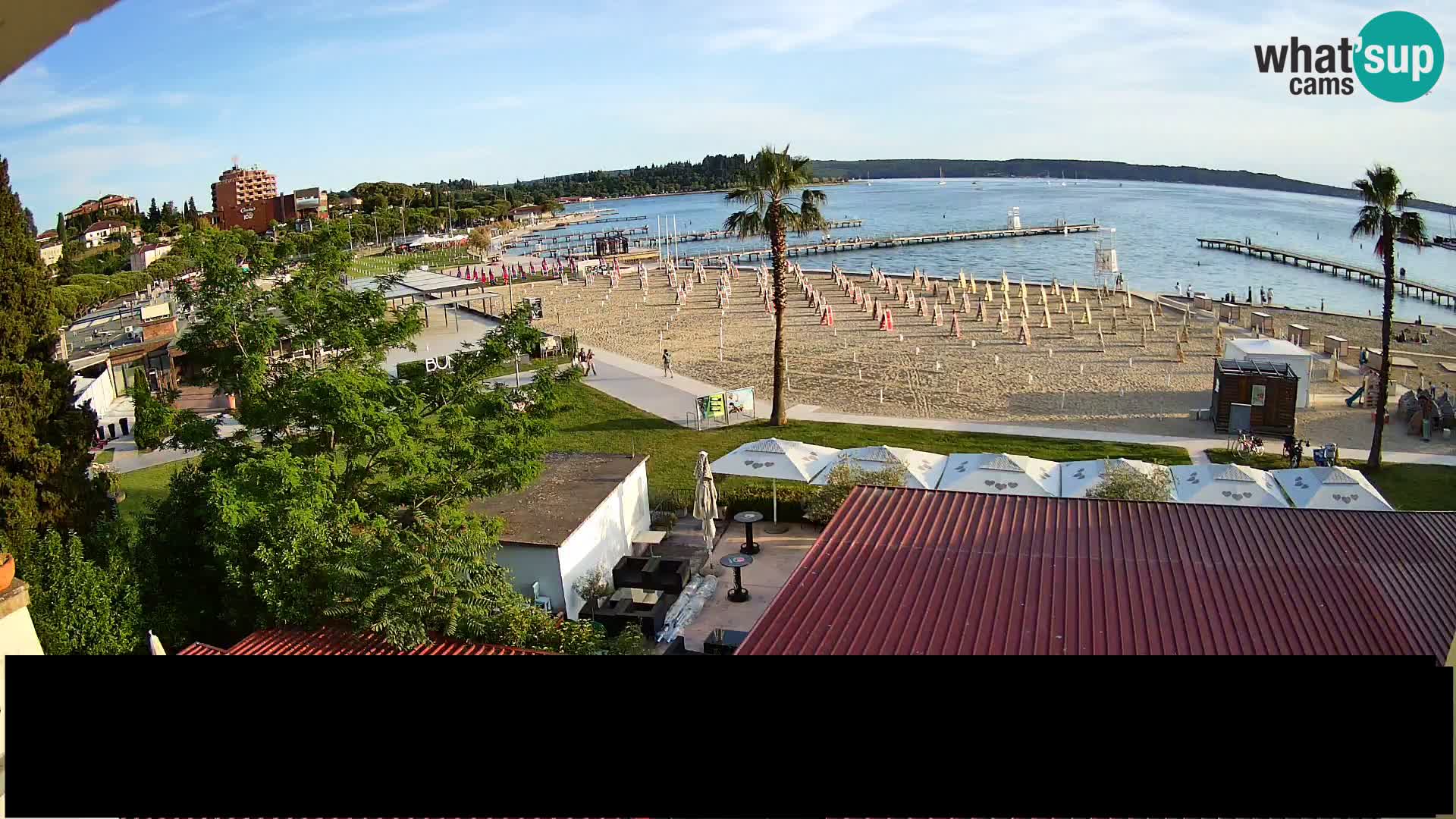 Spletna kamera plaža Portorož