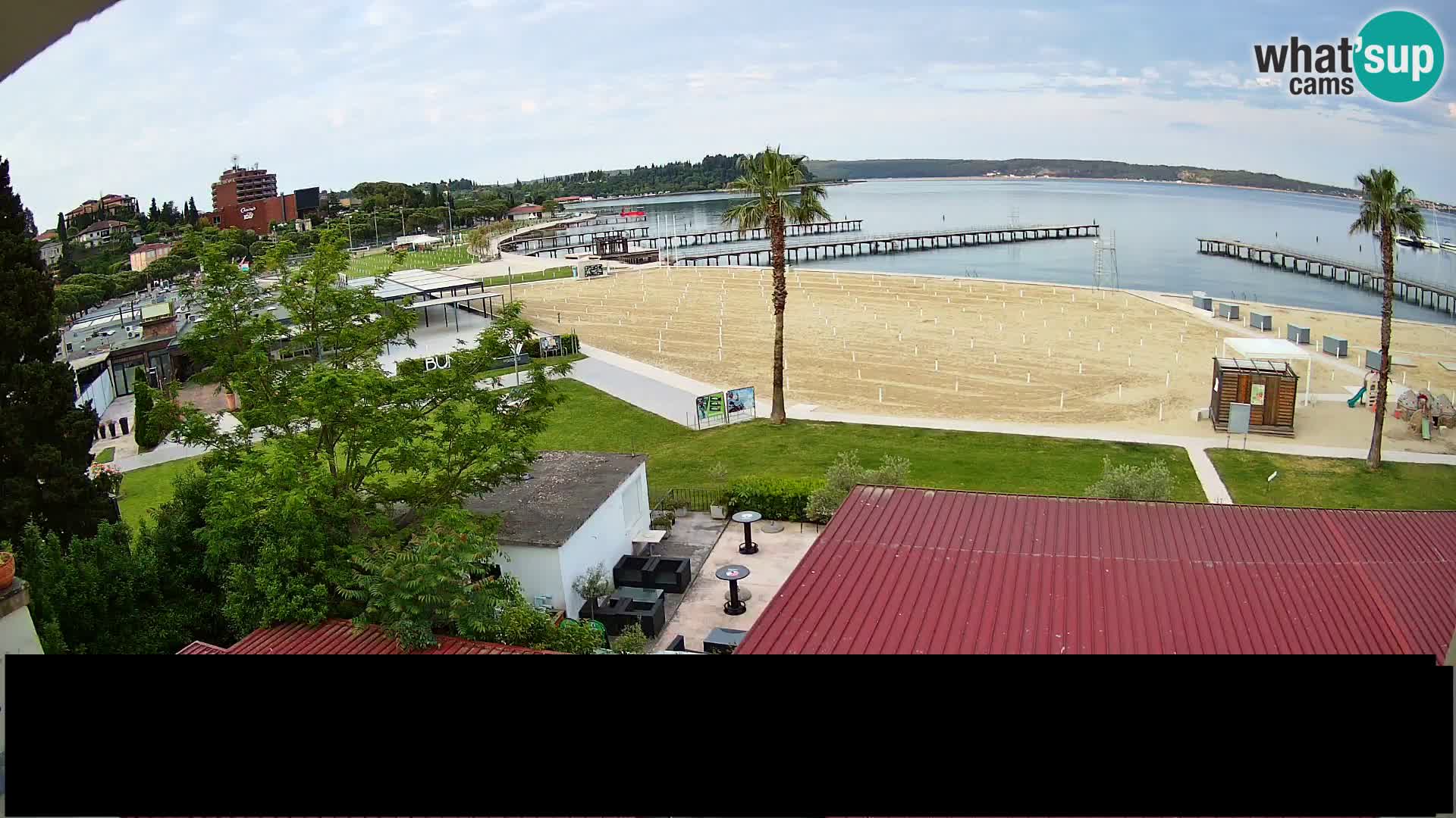 Spletna kamera Plaža Portorož
