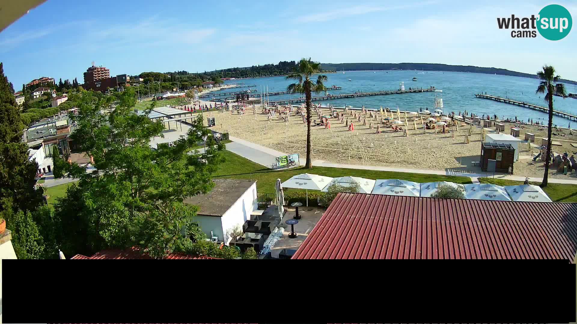 Webcam live Beach in Portorož