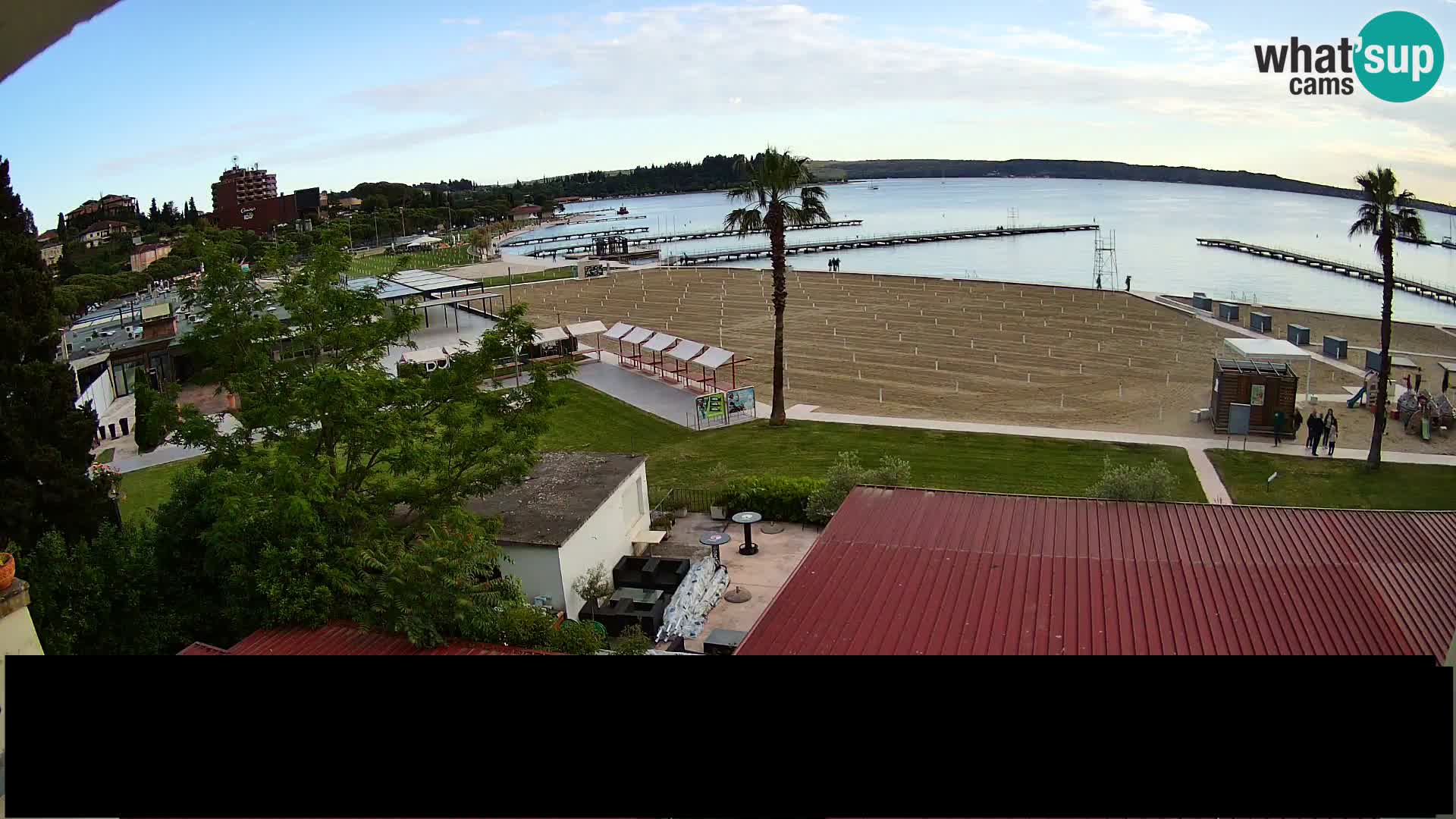 Spletna kamera plaža Portorož