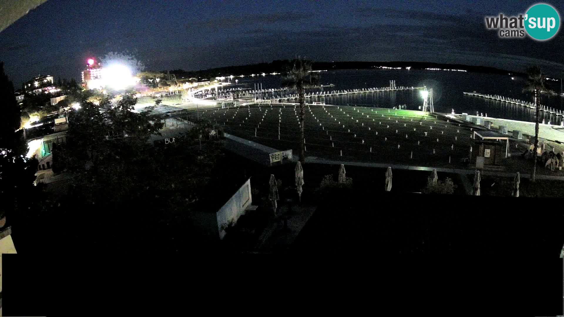 Spiaggia di Portorose live webcam