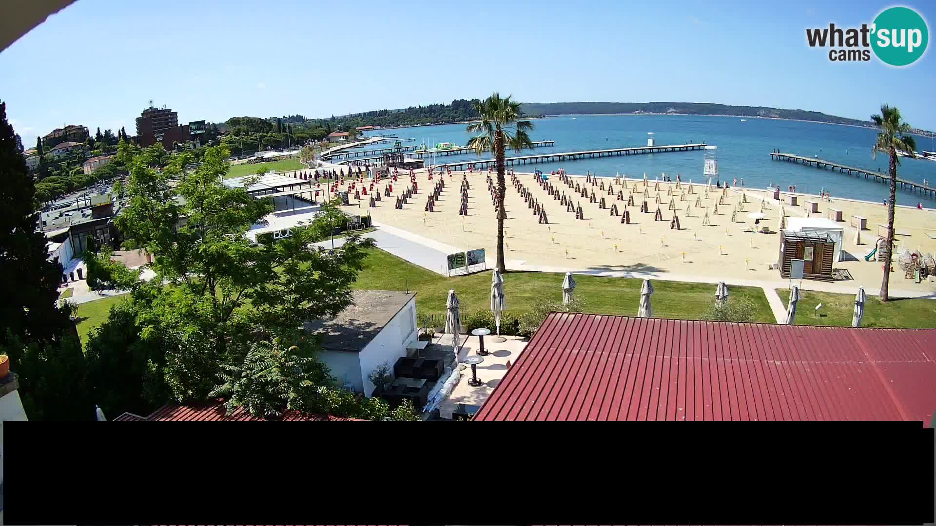 Webcam live Beach in Portorož