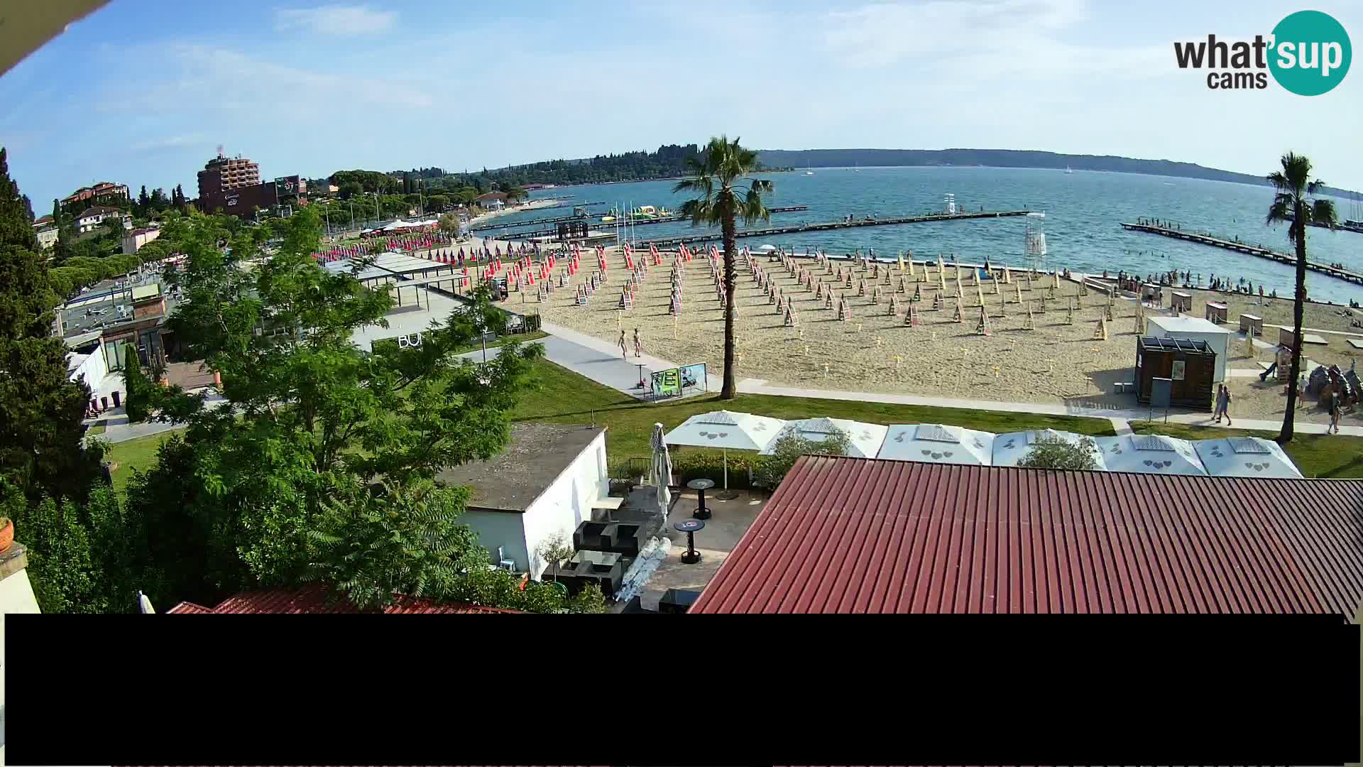 Plage Portorož live cam