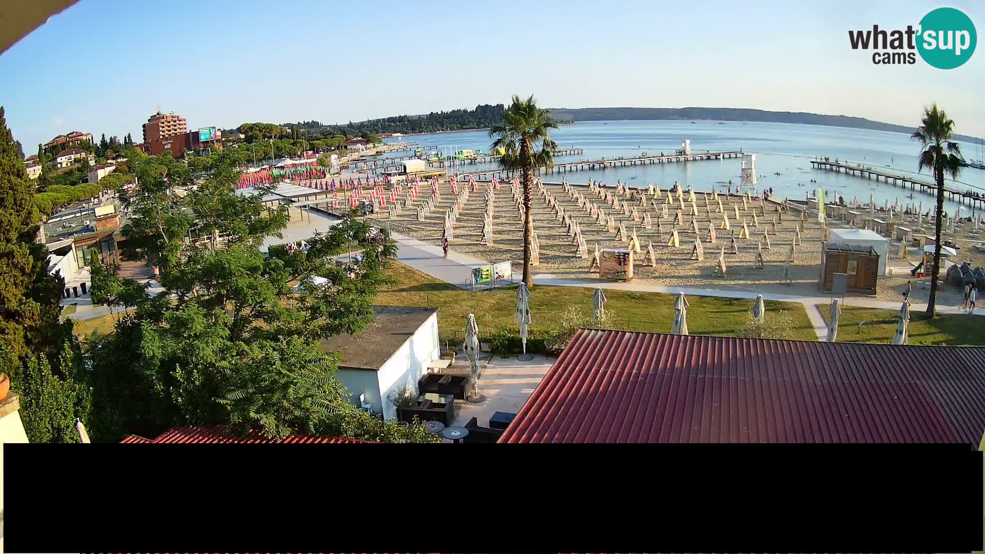 Spletna kamera plaža Portorož
