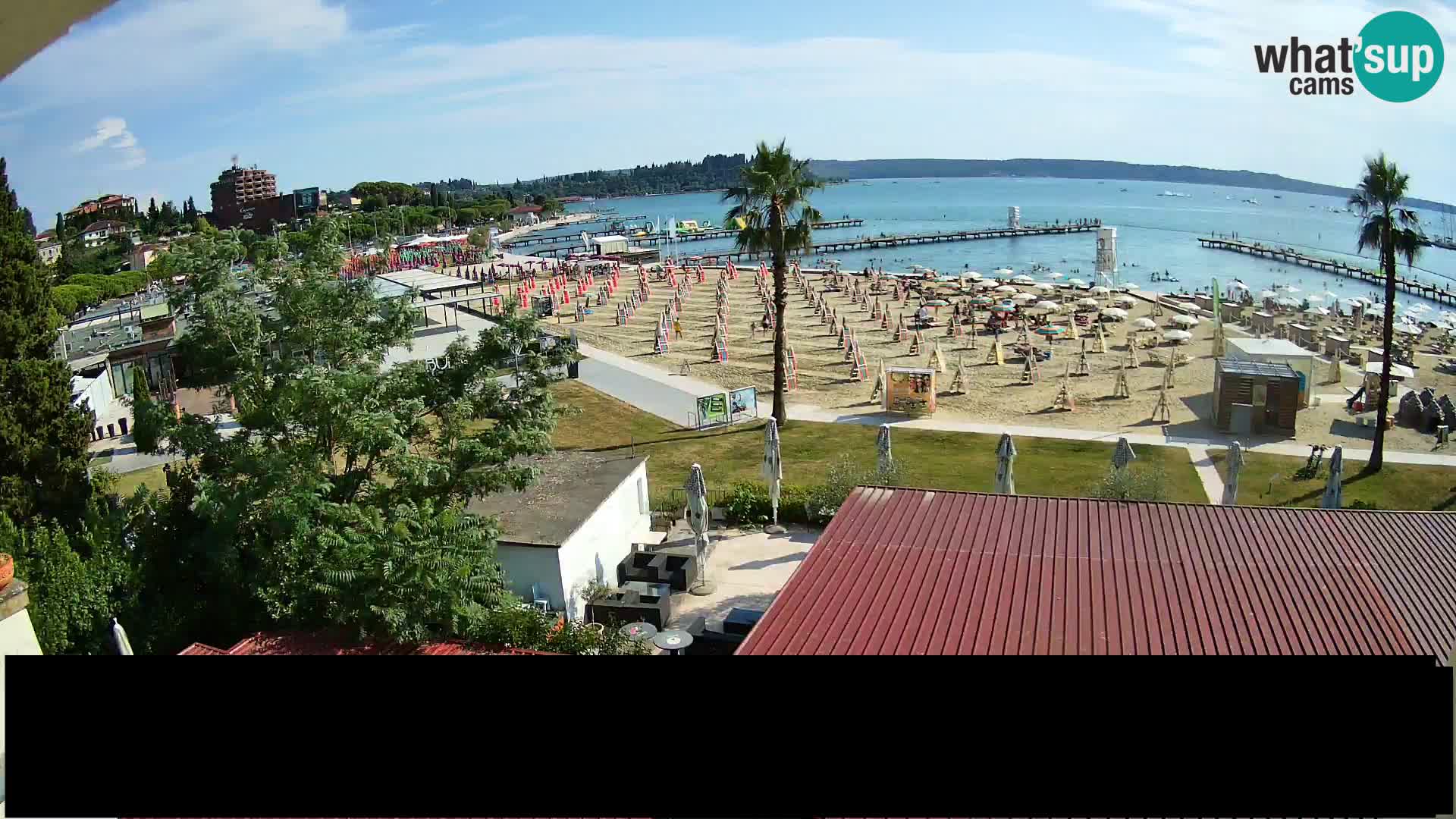 Webcam Live Spiaggia di Portorose