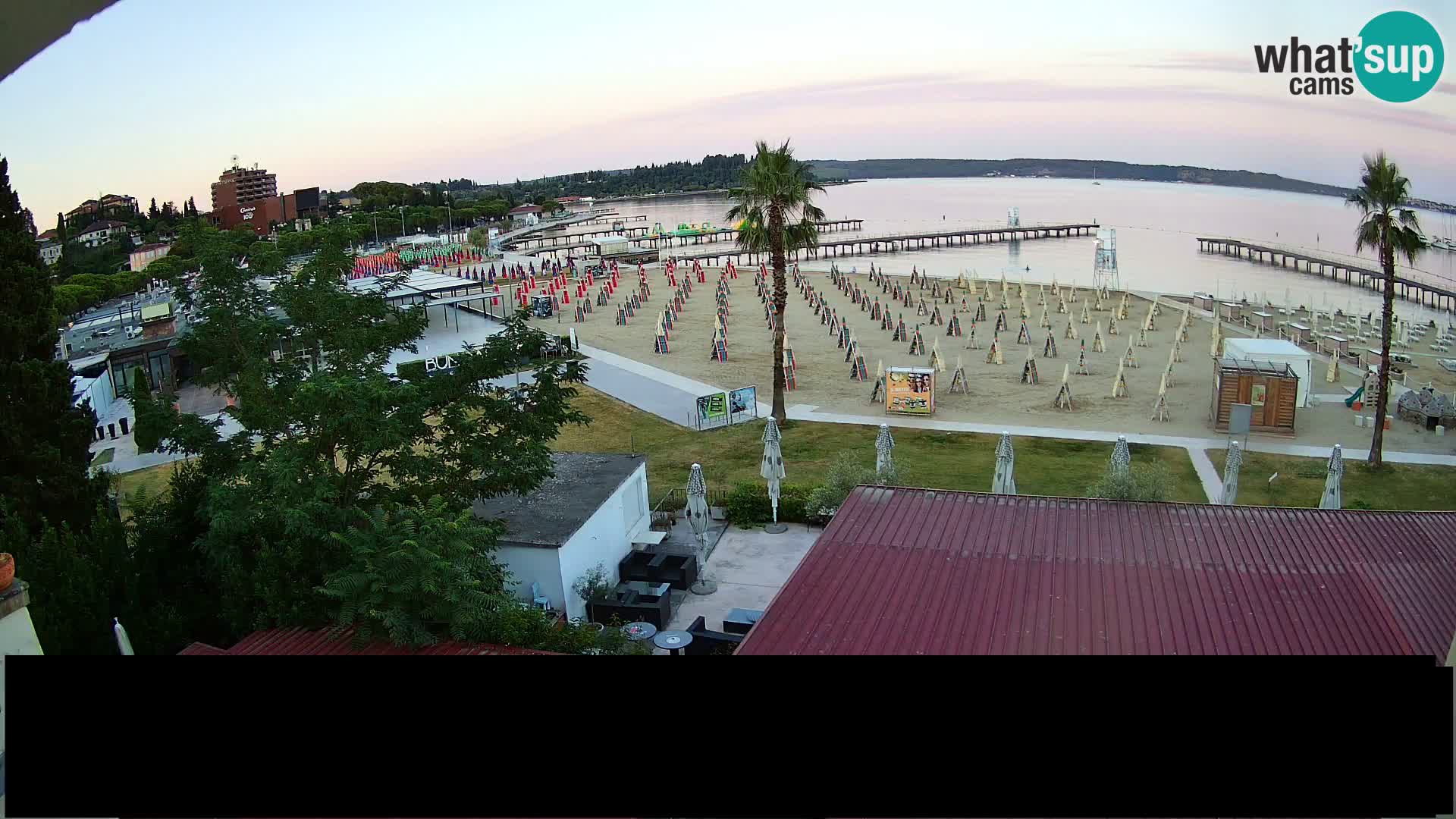 Plaža Portorož web kamera