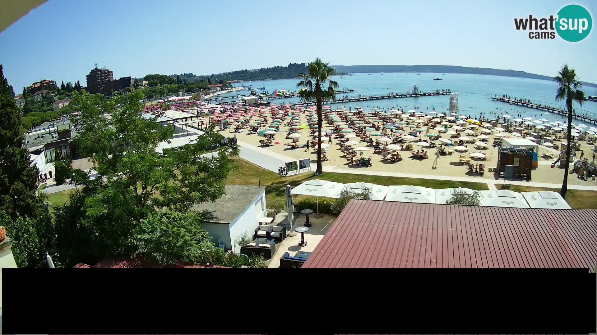 Livecam Portorož beach