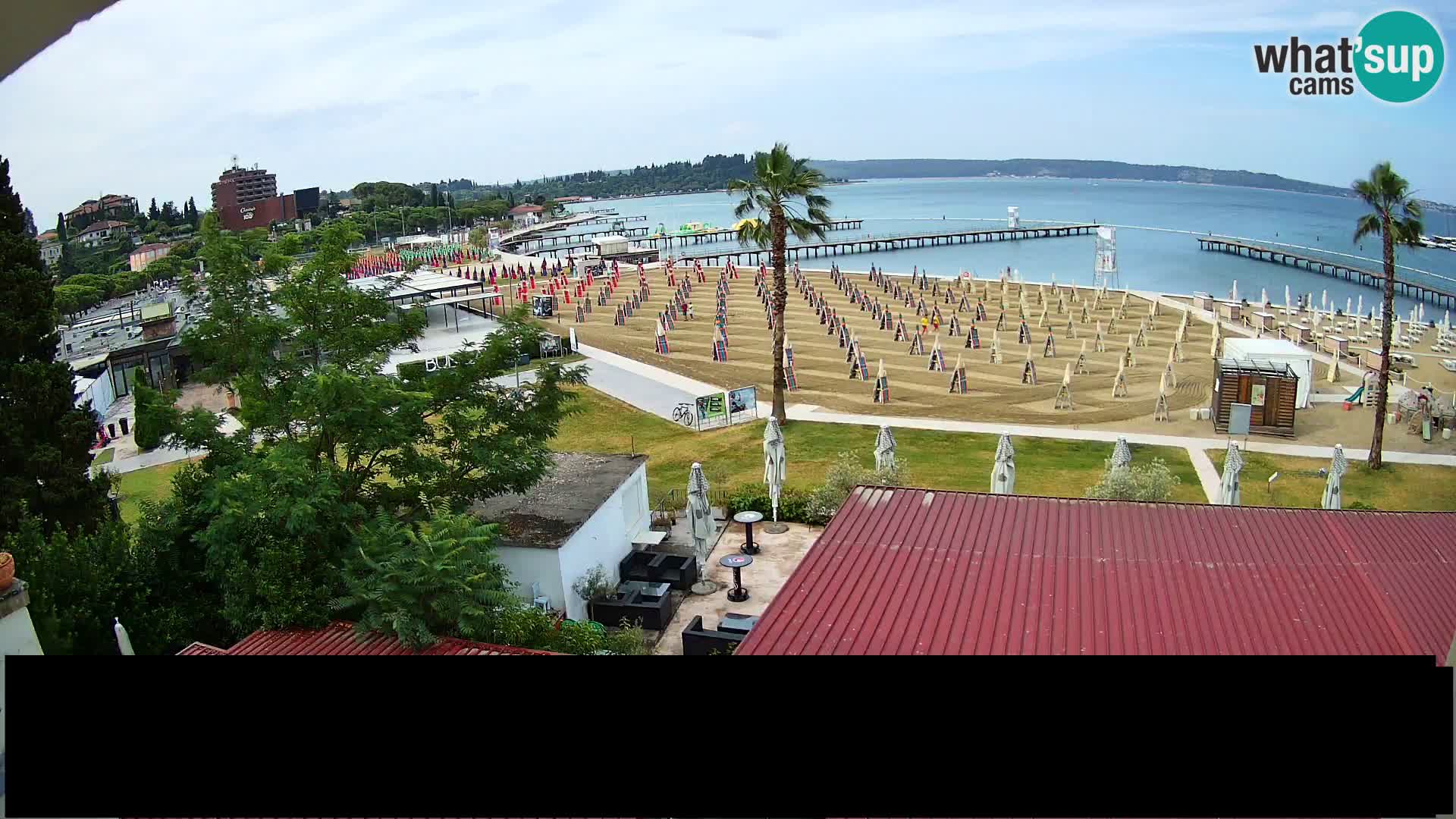 Webcam Live Strand in Portorož