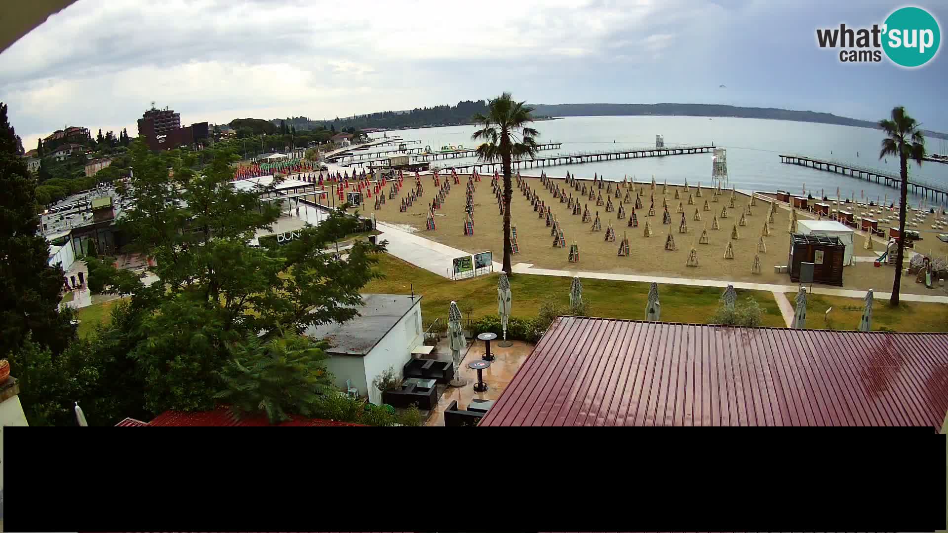Spletna kamera plaža Portorož