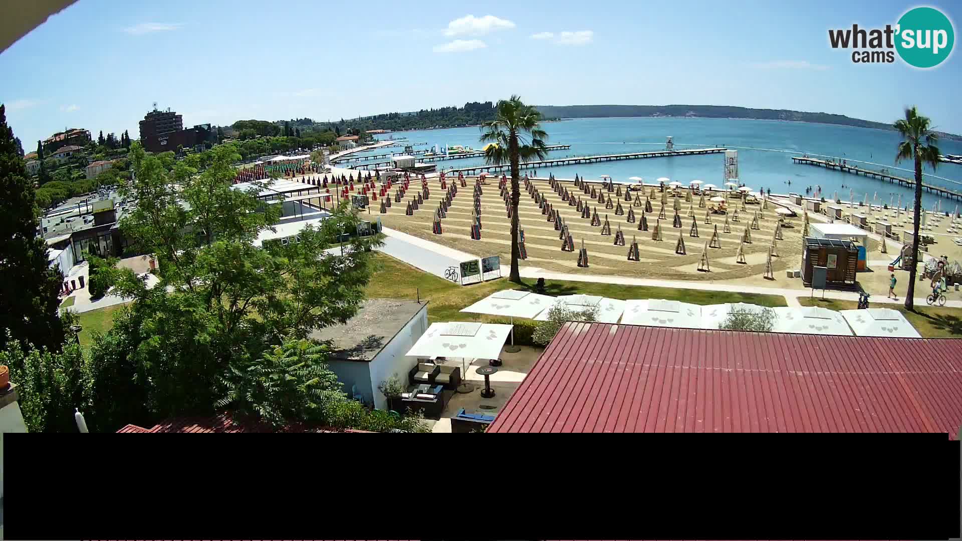 Spletna kamera Plaža Portorož