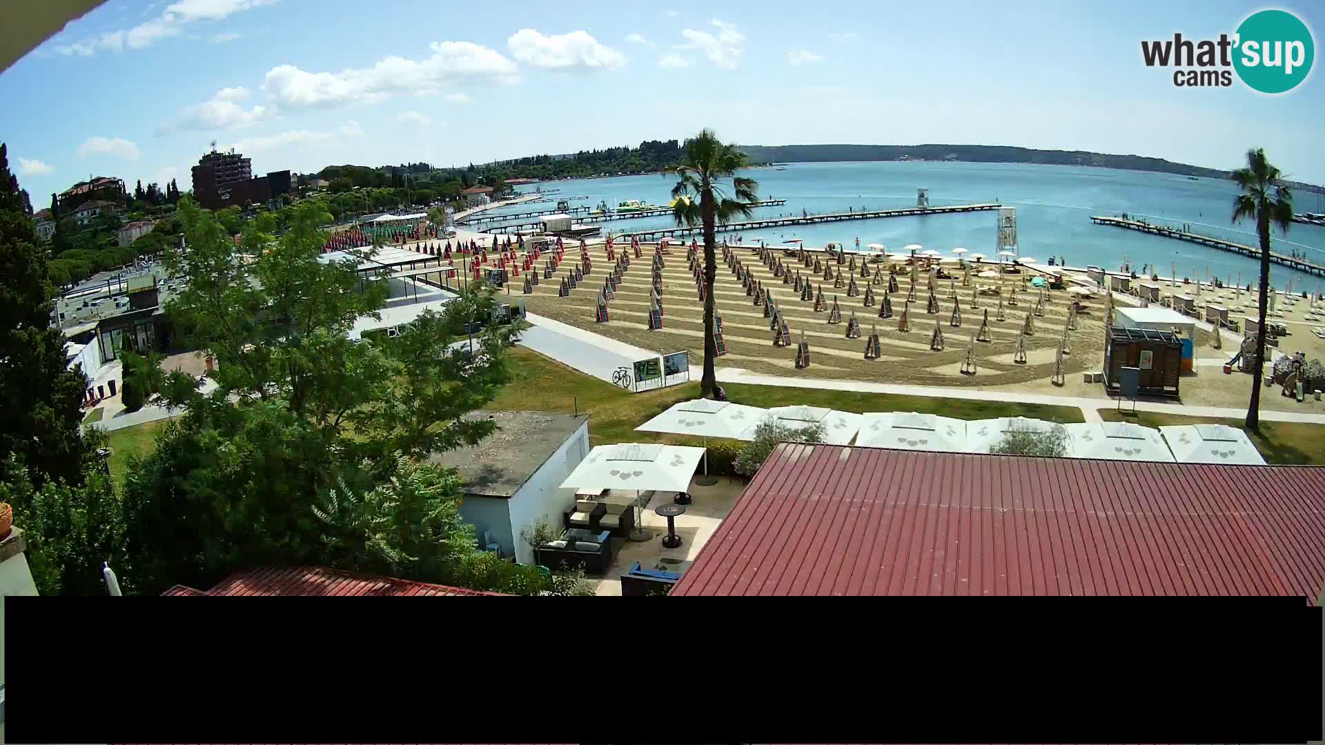 Webcam Live Strand in Portorož