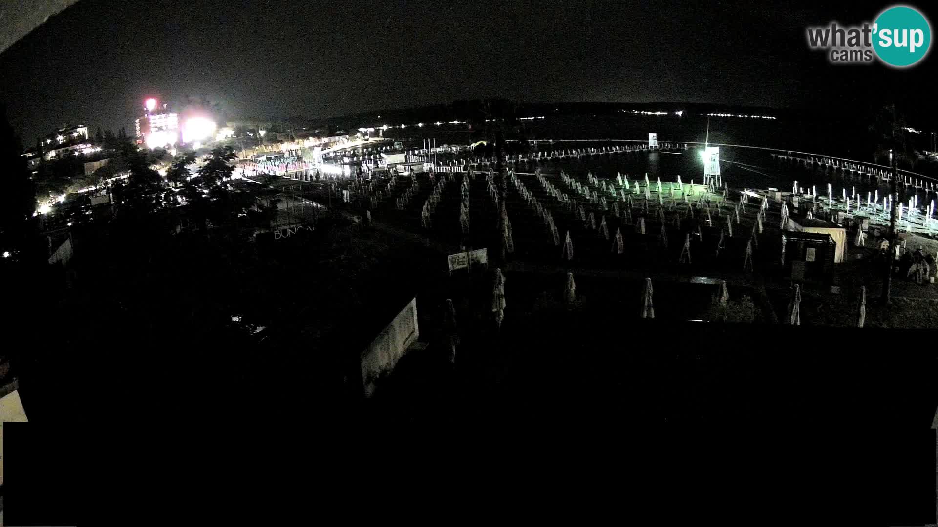 Playa Portorož camera en vivo