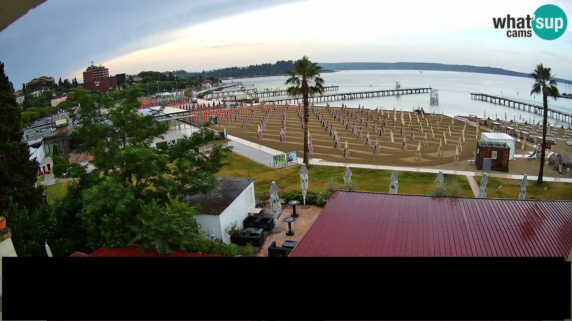 Spletna kamera plaža Portorož