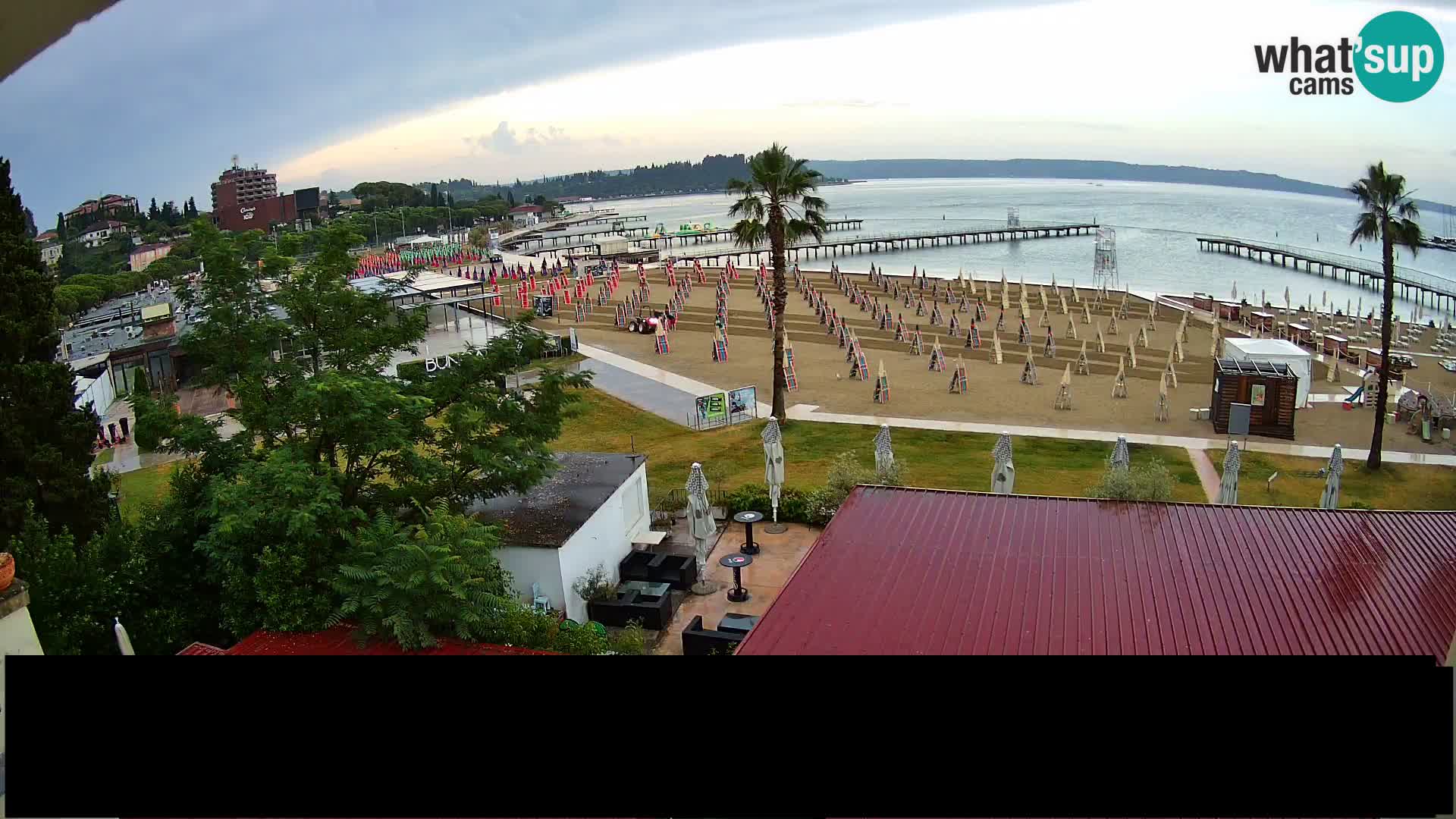 Web kamera Portorož plaža – Kavarna Karamela