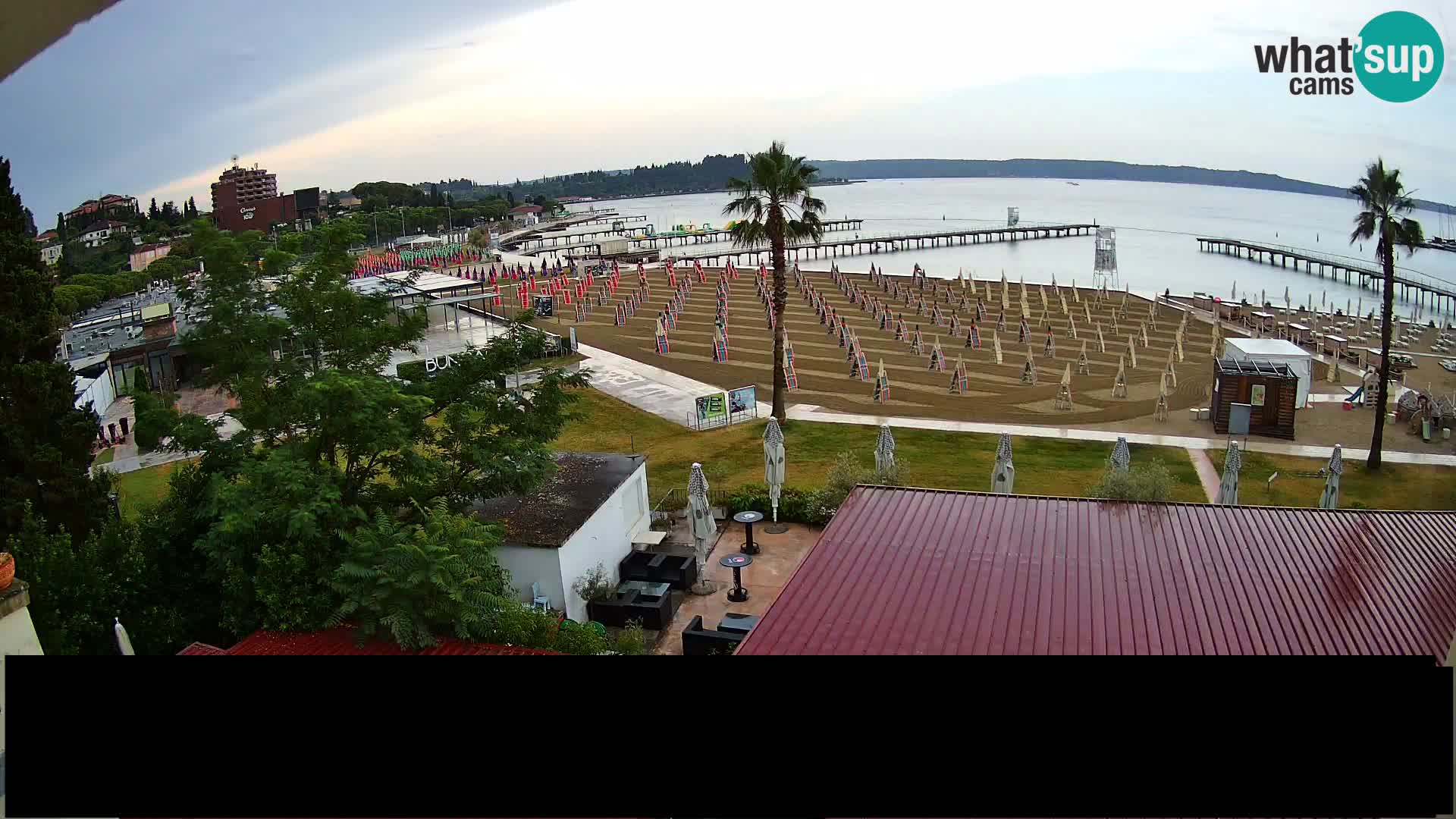 Spletna kamera Plaža Portorož