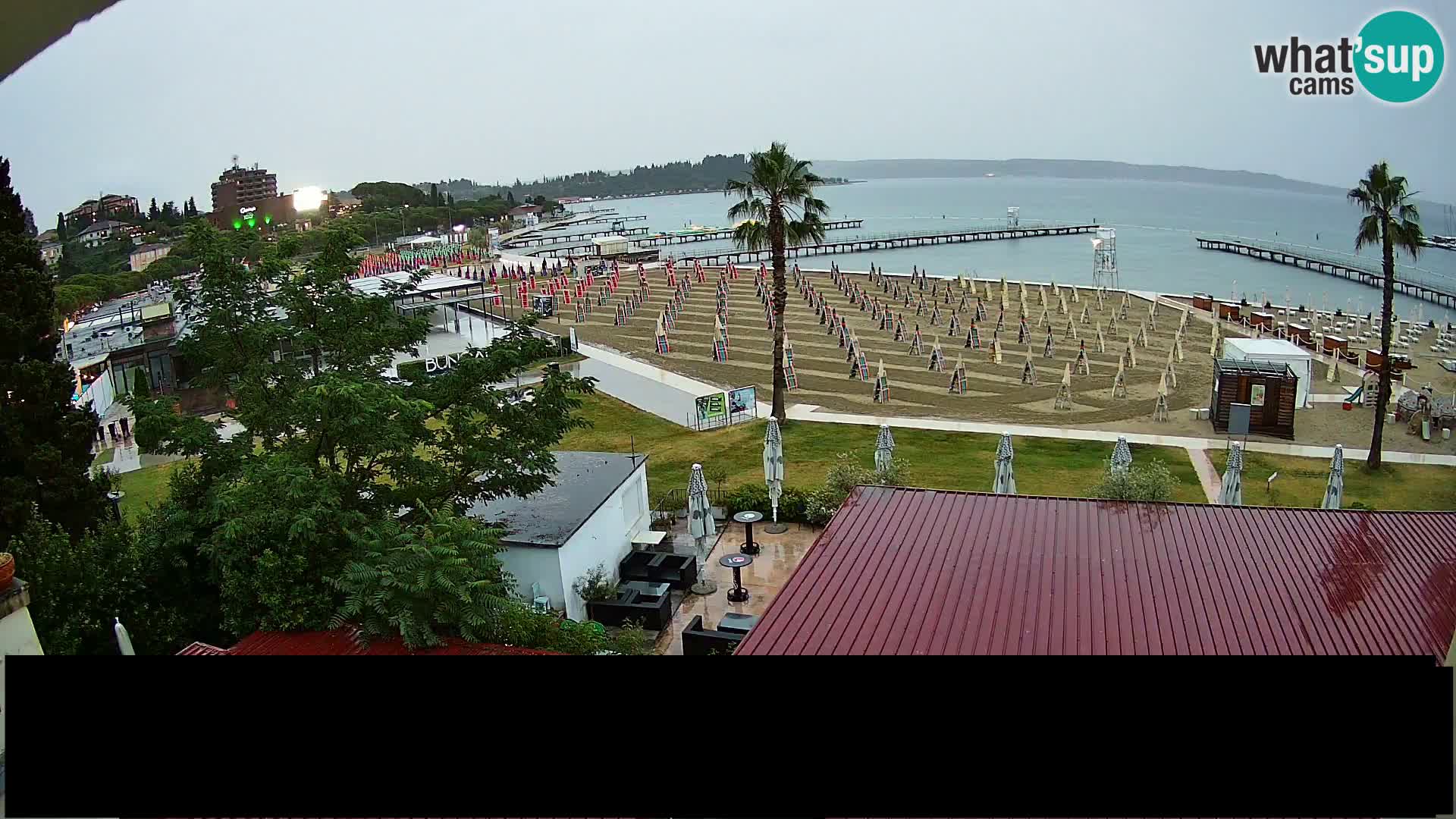 Webcam live Plage Portorož – Caffe Karamela