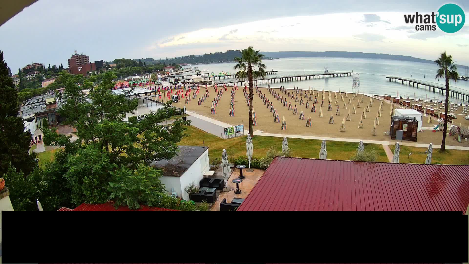 Webcam Portorož Strand – Karamela bar