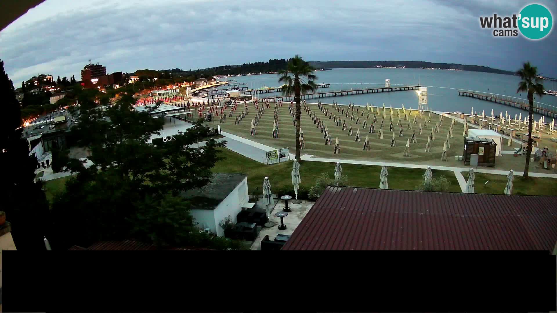 Webcam Portorož Strand – Karamela bar