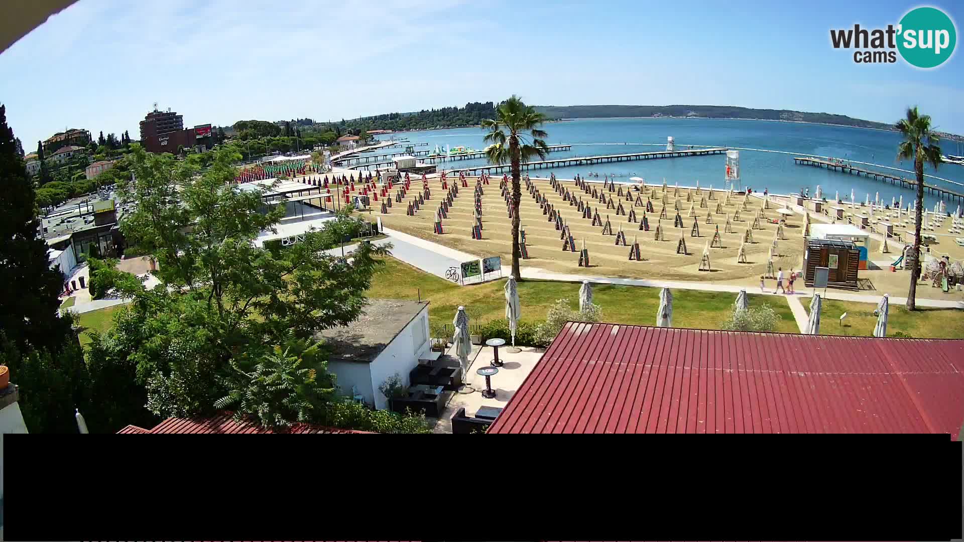 Webcam spiaggia Portorose – Caffe Karamela