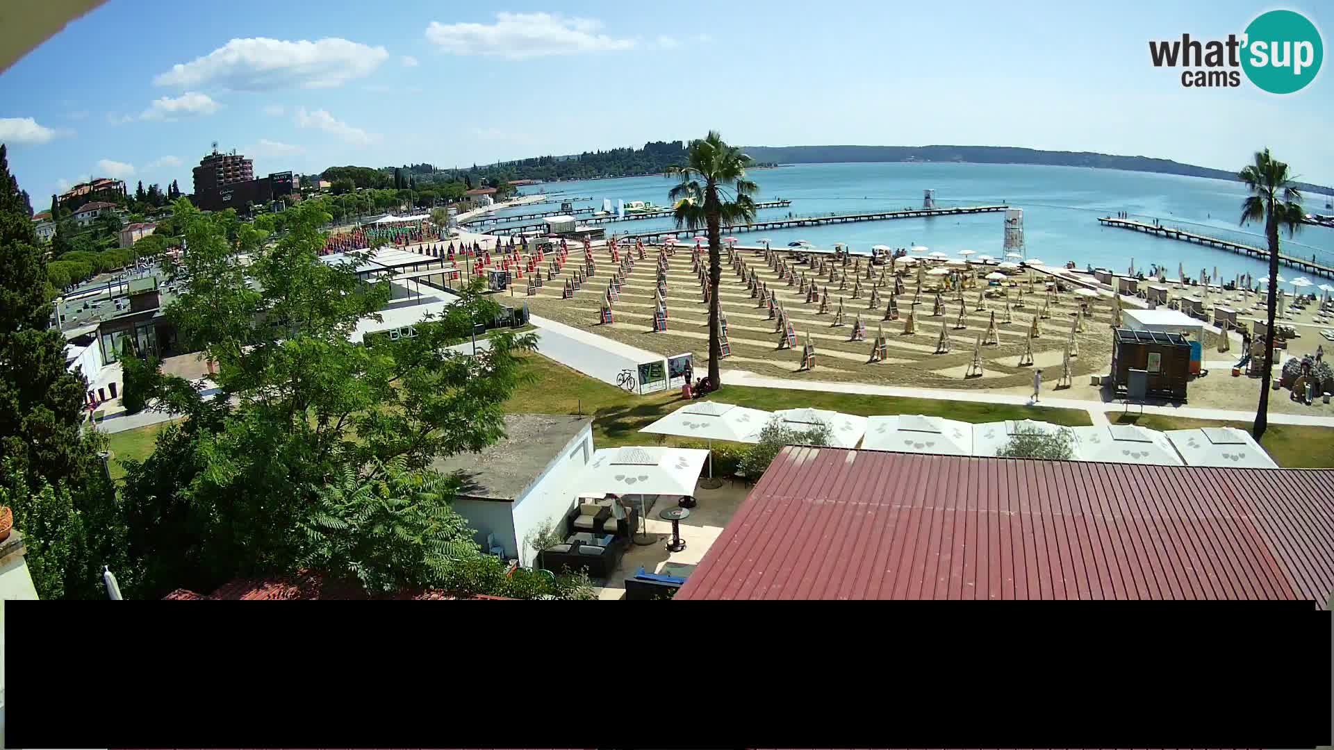 Web Kamera Plaža u Portorožu