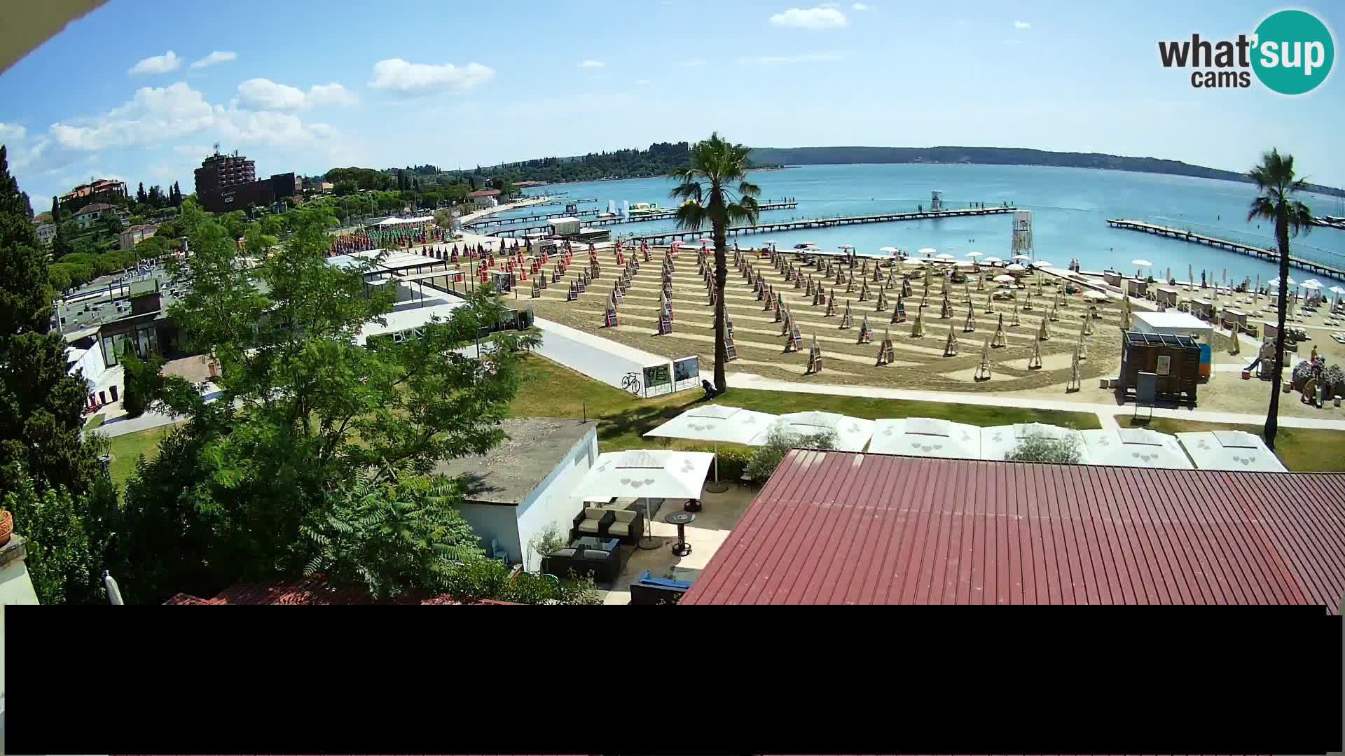 Spletna kamera Plaža Portorož