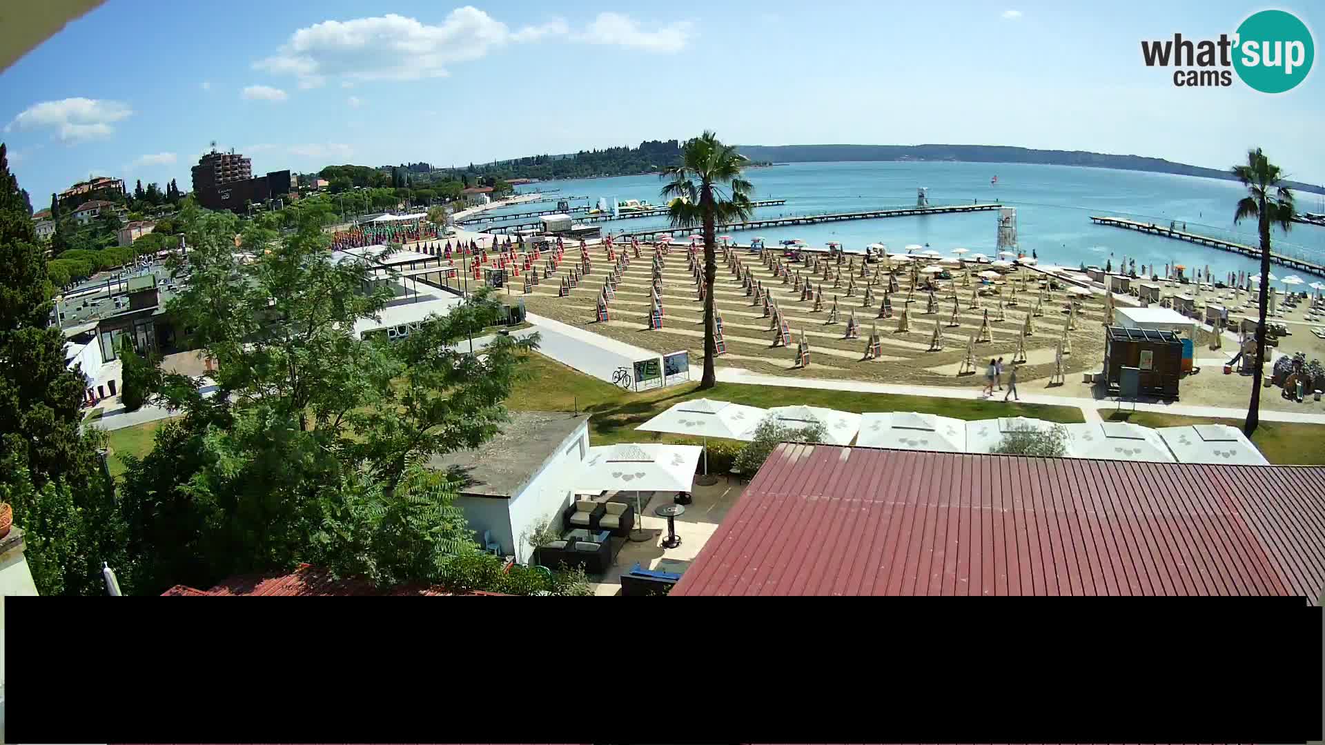 Spletna kamera plaža Portorož