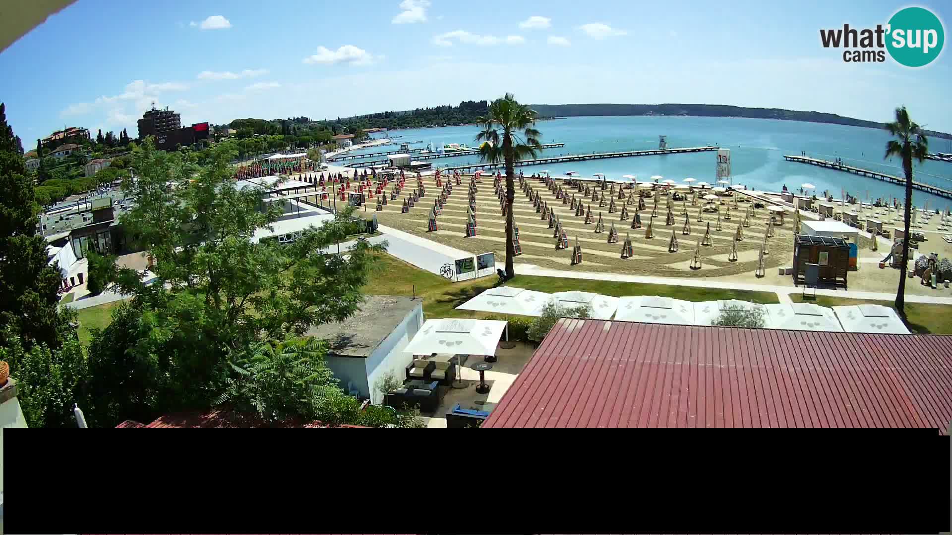 Webcam Live Strand in Portorož
