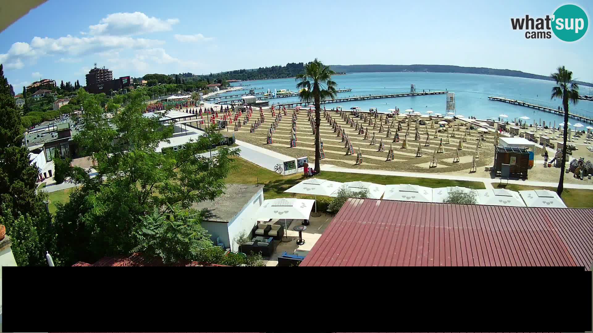 Webcam spiaggia Portorose – Caffe Karamela