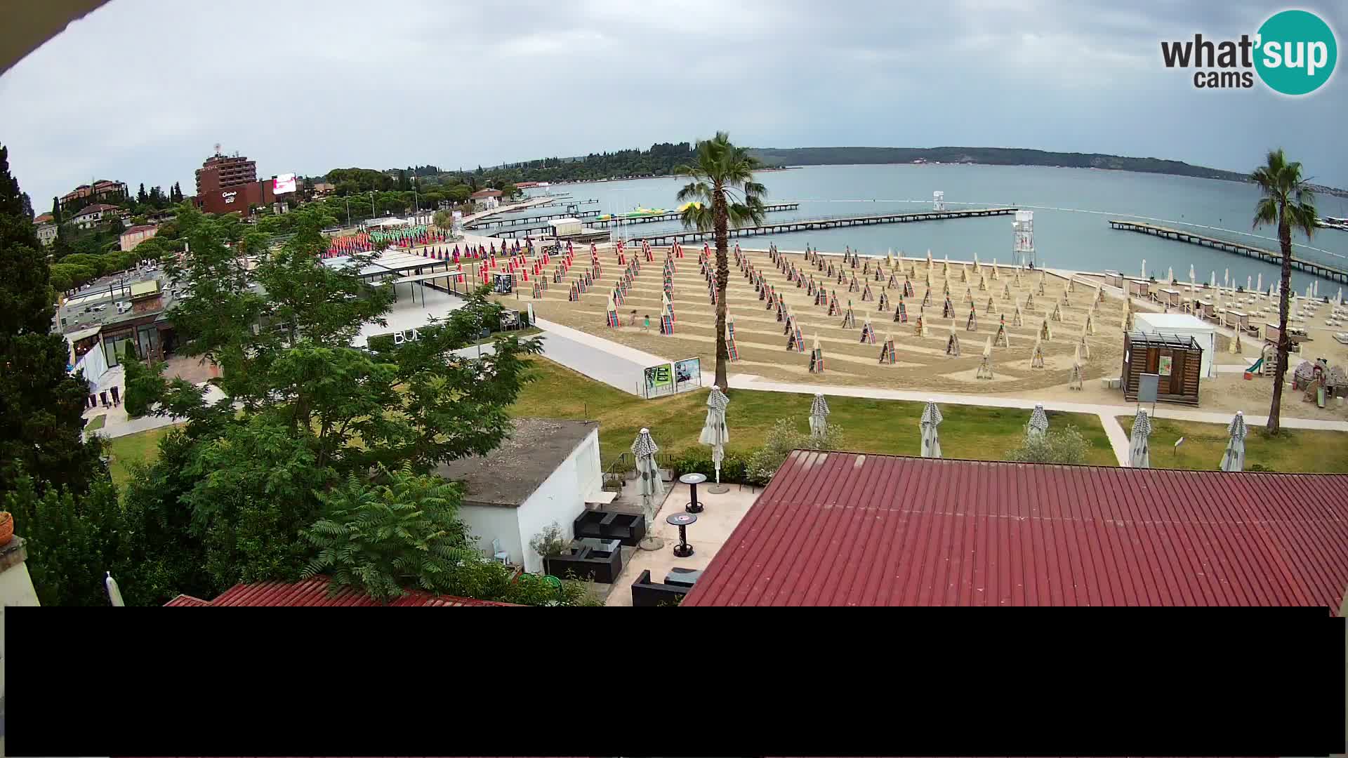Web kamera Portorož plaža – Kavarna Karamela